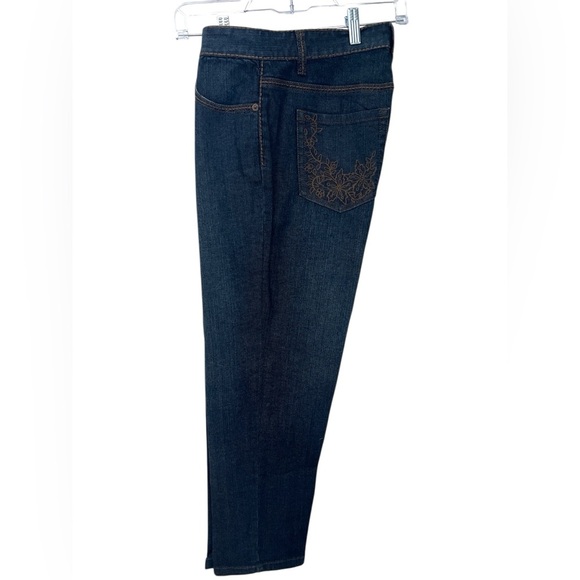 Liz Claiborne Woman’s Dark Blue Straight Jeans - Size 8 - Picture 9 of 16